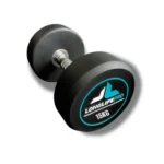 Halter 15Kg Dumbbell Redondo Aço Emborrachado