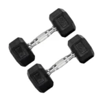 Halter 5Kg Sextavado Emborrachado - Imagem 2