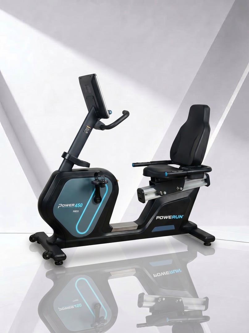 Power-Rush-450 Bicicleta Profissional Horizontal Power Rush 450 Blue Line - Imagem 1